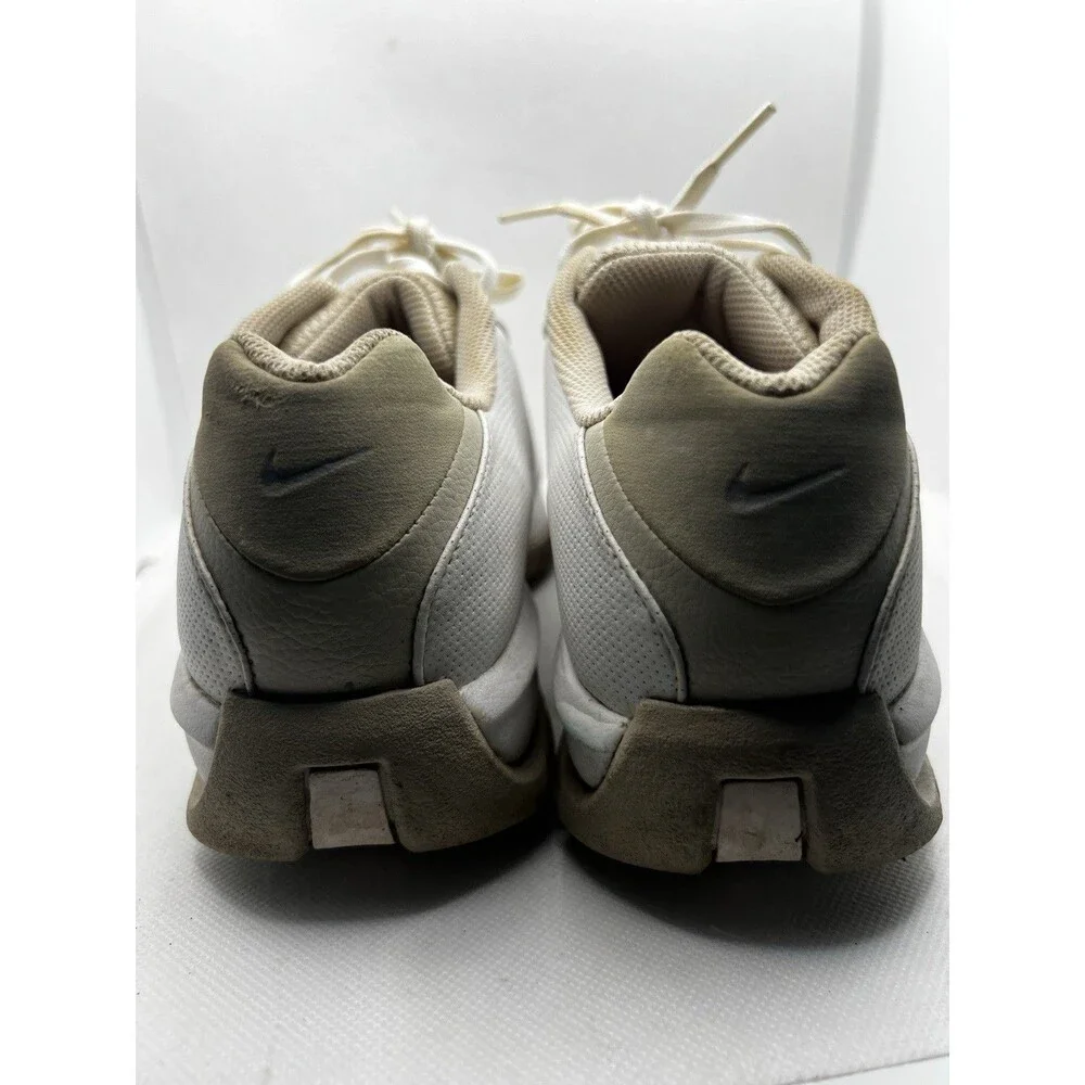 Nike Golf Sneakers Womens 8 39 Sport Performance White Leather Spikes 309888161